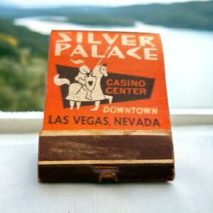 Vintage Matchbook Silver Palace Las Vegas Nevada Gambling Advertising